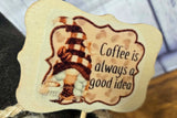 Coffee Is Always A Good Idea Fabric Gnome Figurine