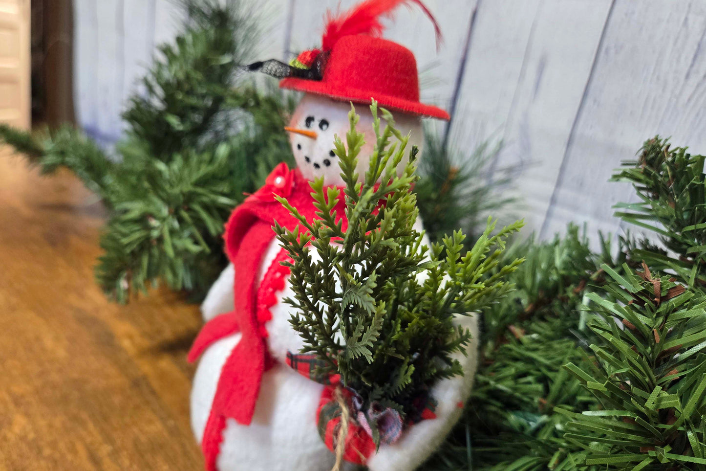 Snowman Snow Lady Winter Decoration