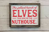 Jolliest Elves Christmas Sign Decor