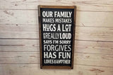 Our family sign