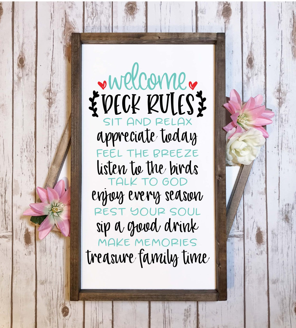 Deck decor for summer fun and making memories