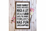 Our family sign