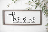 this is us family farmhouse sign