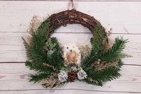 Owl Grapevine Wreath Door Decor