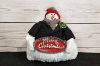 Merry Christmas Snowman Holiday Decor