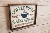 Coffee House Wall Decor, Kitchen Coffee Bar Decor