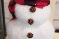 Tiny Fabric Snowman Winter Ornament Decorations