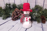 Bess and Ben Fabric Snowman Couple, Christmas Decor