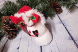 Bess and Ben Fabric Snowman Couple, Christmas Decor