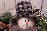 Phillip - Classy Fabric Snowman for Winter