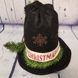 Merry Christmas Top Hat Decoration