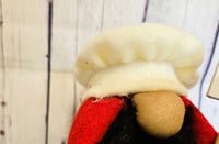 Kiss the Cook Chef Gnome Kitchen Decor