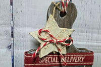 Decorative Distressed Wood Cutting Board, Special Delivery Snowman Kitchen Decor for the Holidays