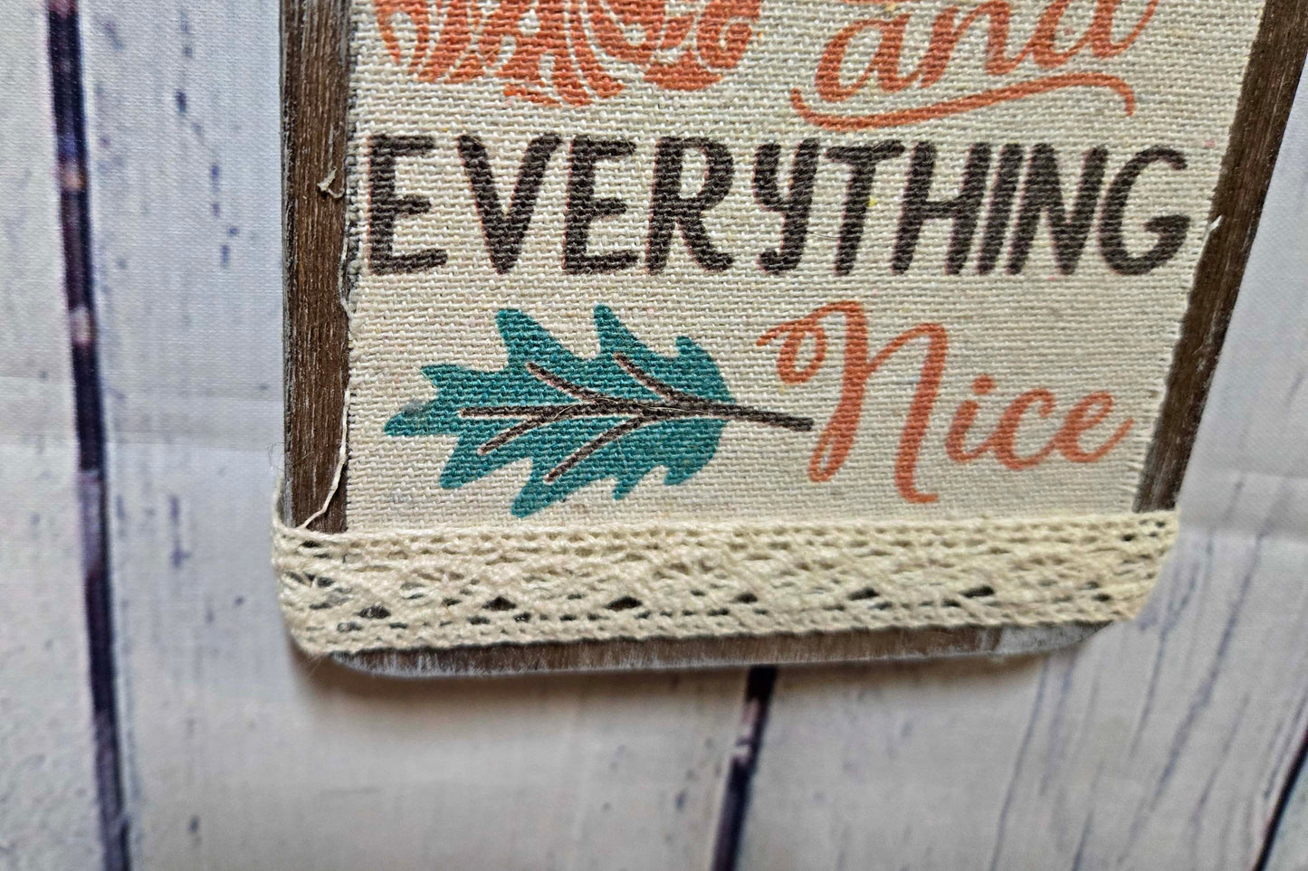 Pumpkin Spice Mini Cutting Board Fall Wall Hanging for Autumn