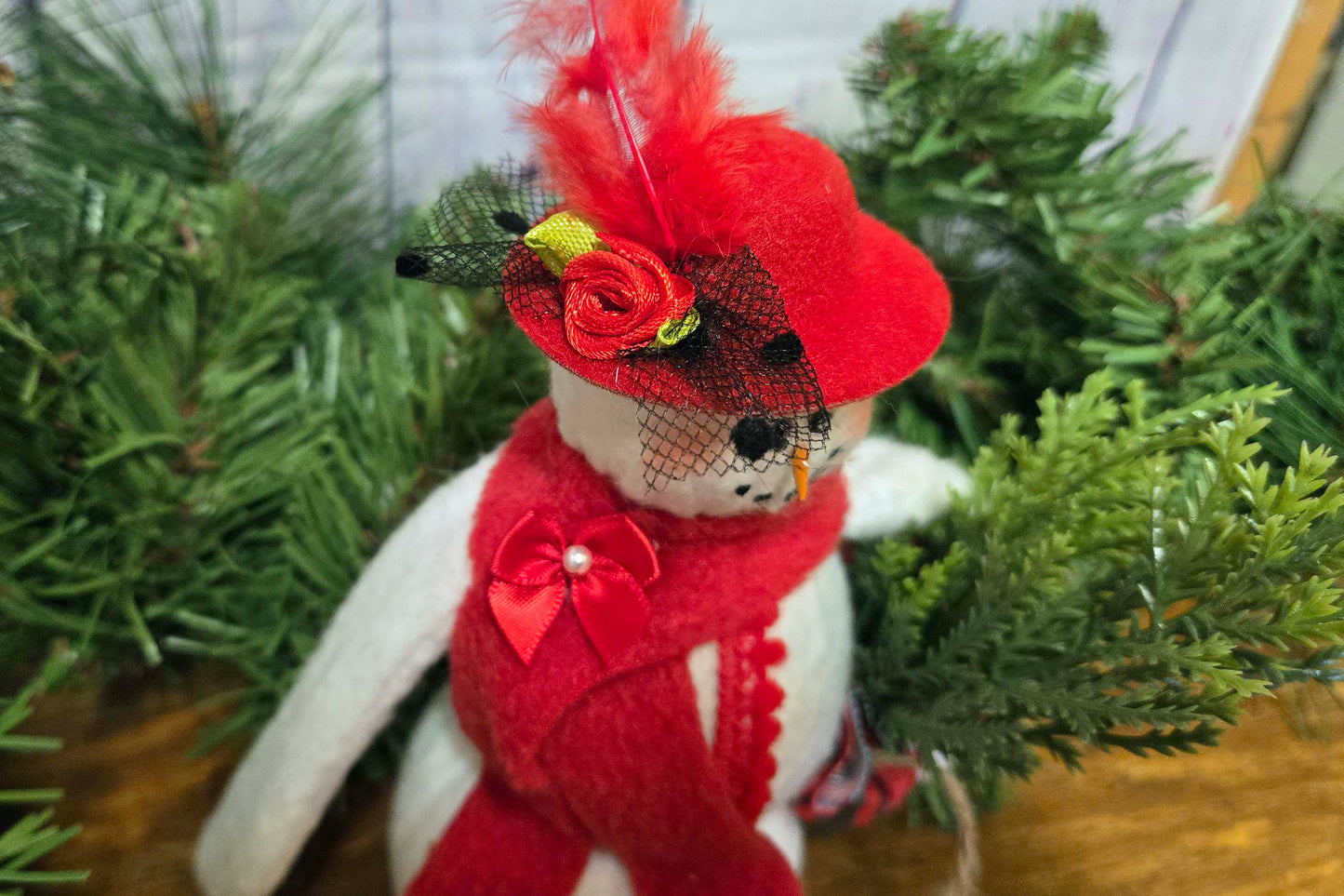 Snowman Snow Lady Winter Decoration