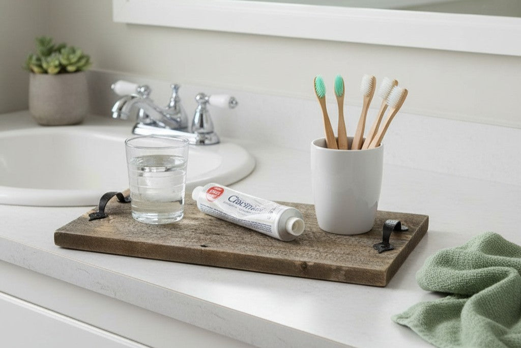Decorative Recycled Weathered Barn Wood Serving Tray
