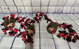 Woodland Buffalo Plaid Rag Garland Holiday Decorating