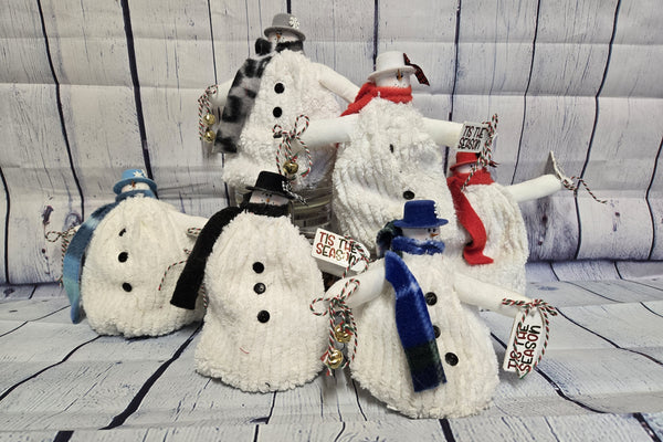 Floppy Snowman Christmas Decor