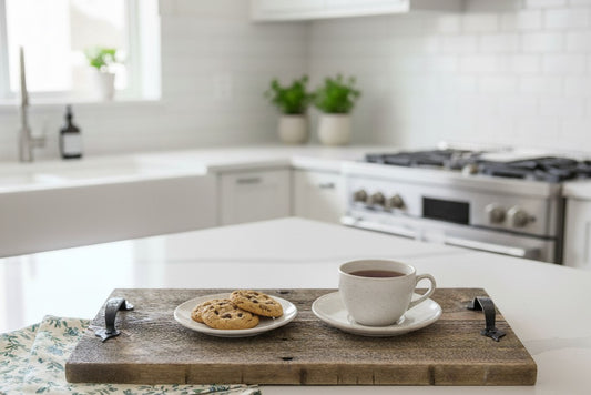 Decorative Recycled Weathered Barn Wood Serving Tray