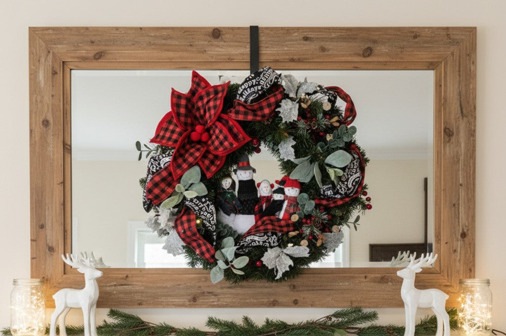 Blizzard Bunch Snowman Wreath