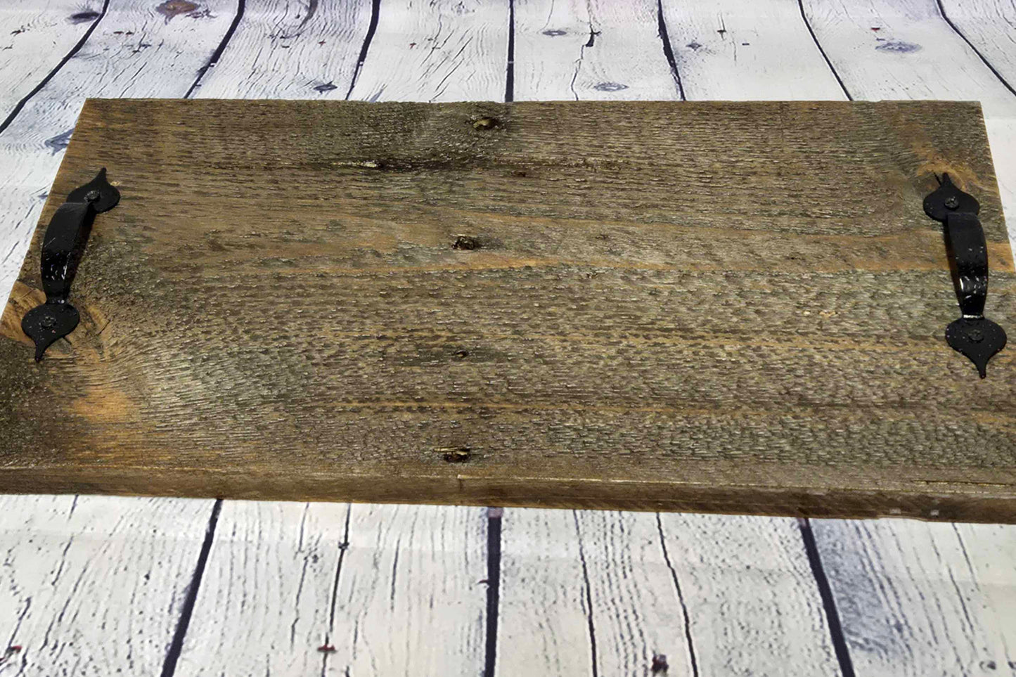 Decorative Recycled Weathered Barn Wood Serving Tray