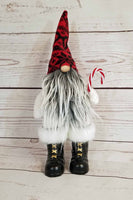 Candy Cane Gnome in Boots