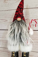 Candy Cane Gnome in Boots