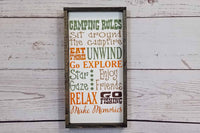 Camping Rules for Summer Fun Casual Decorating