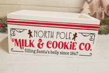 Milk and Cookies Gift Box, Christmas Eve Box