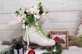 Winter White Figure Skate Wall Hanging