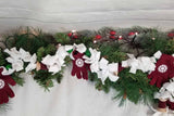 White Fleece Christmas Garland