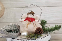 Friendship Fabric Angel Ornament, Christmas Decoration