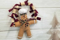 Gingerbread Man Ornament, Kitchen Decoration, Holiday Ornament