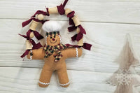 Gingerbread Man Ornament, Kitchen Decoration, Holiday Ornament