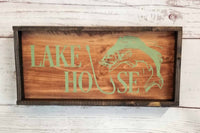 Rustic Lake House Sign