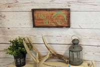 Rustic Lake House Sign