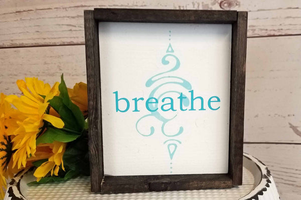 Breathe - Spiritual Zen Wall Art