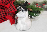 Floppy Small Snowman Farmhouse Black and White