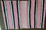 Reversible Twined Rag Rug - Pink Bathroom Mat - Sustainable Welcome Mat