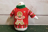 Ugly Sweater Snowman Winter Decoration Gift Idea