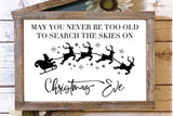 Christmas Eve Wood Sign