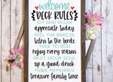 Deck decor for summer fun and making memories