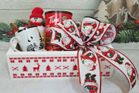 sweater pattern christmas gift box