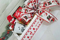 sweater pattern christmas gift box