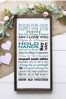 Rules for our happily ever after