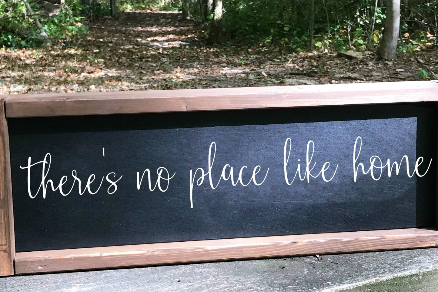 There's No Place Like Home - Farmhouse Entrance Sign