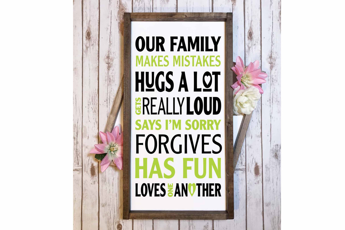 Our family sign