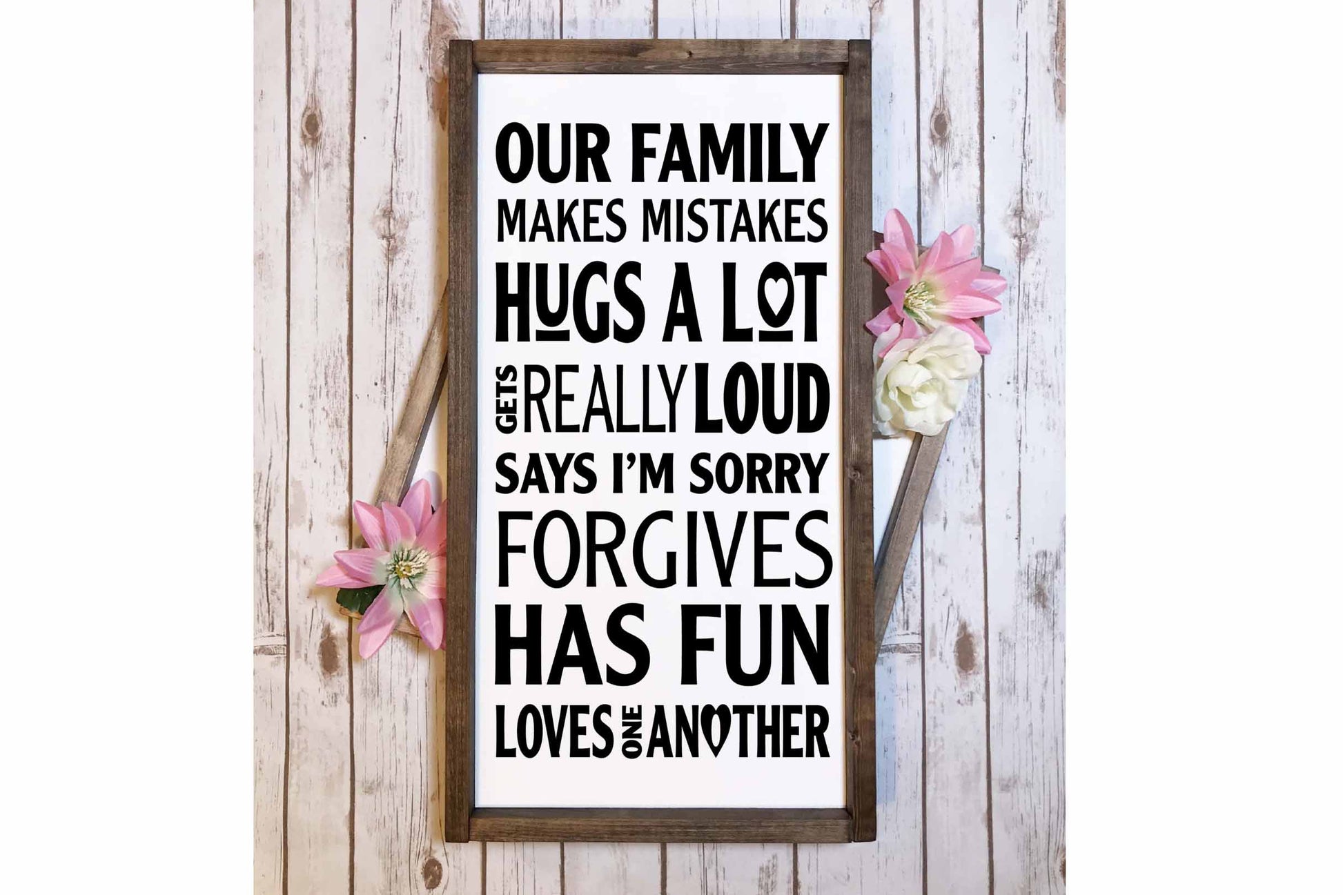 Our family sign