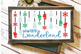 Festive Winter Wonderland Wood Sign