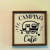 Camping Cutie RV Camping Wall Hanging